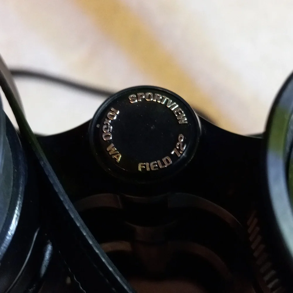 Vintage Bushnell sportsview fully coated optical binoculars Flat 1000yards